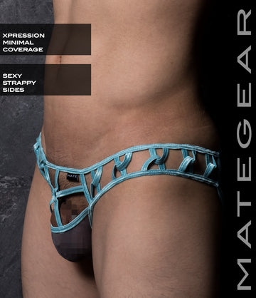 Sexy Mens Swimwear Xpression Mini Bikini - Ham Kwan (X-tra Low Front)